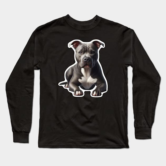 Pit Bull Long Sleeve T-Shirt by millersye